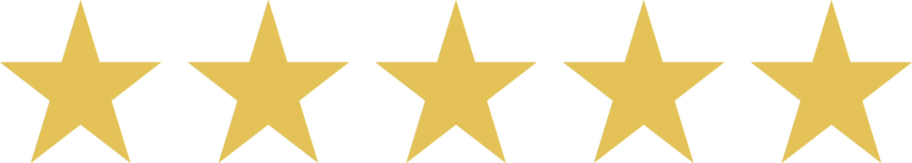 Five Star Reviews.