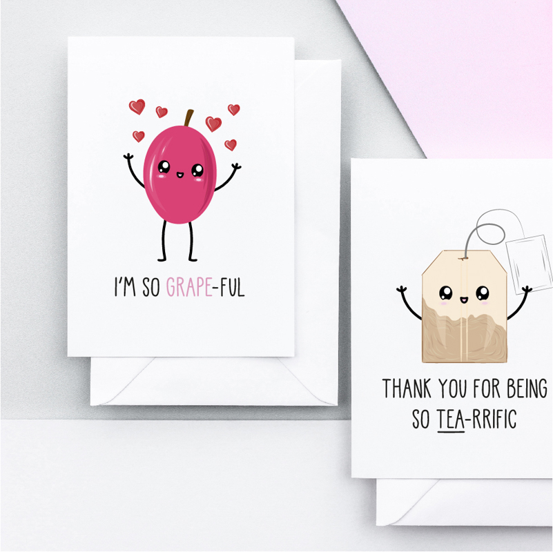 Funny thank you cards.