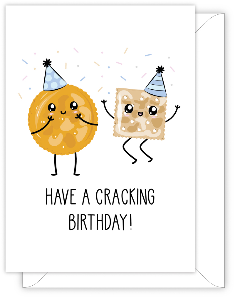 BIRTHDAY CARD - HAVE A CRACKING BIRTHDAY