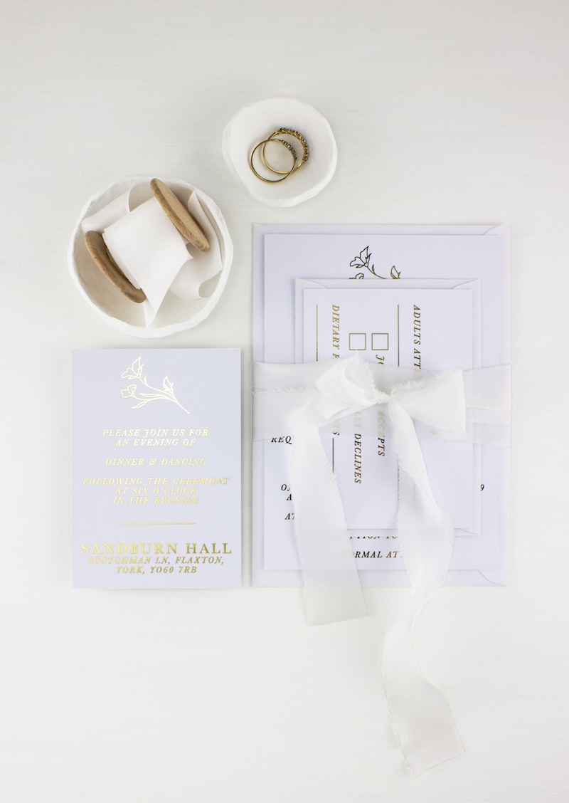 The Aurora Suite Wedding Stationery Package