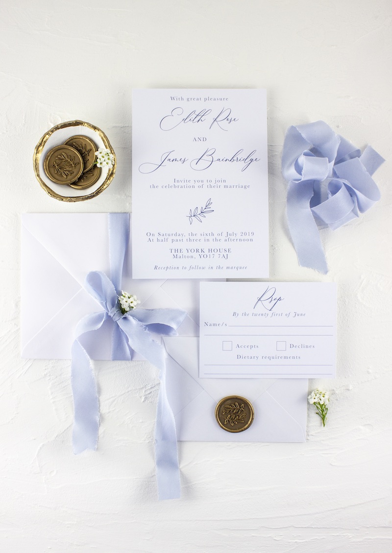 The Bluebell Suite Wedding Stationery Package