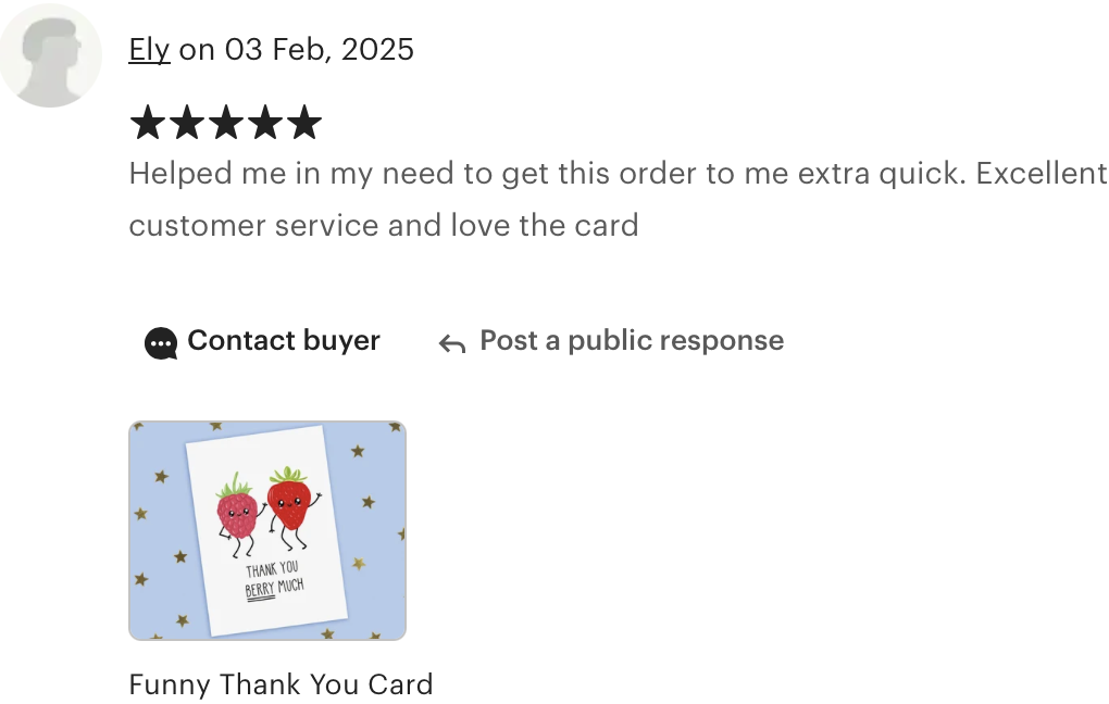 Thank You Berry Much