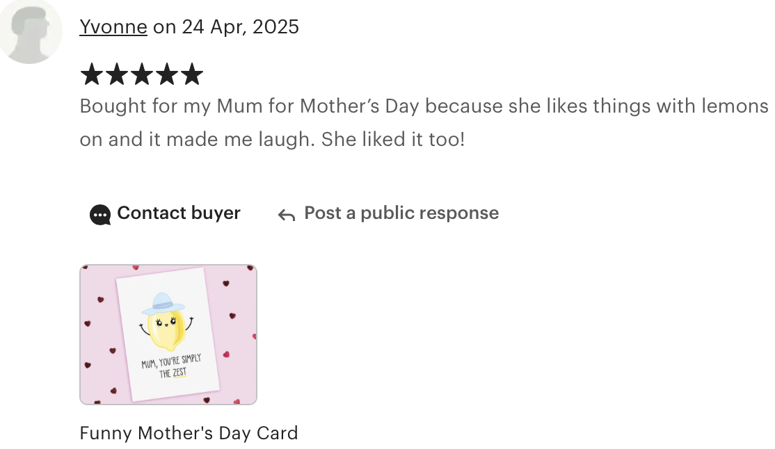 Mum, You're Simply The Zest